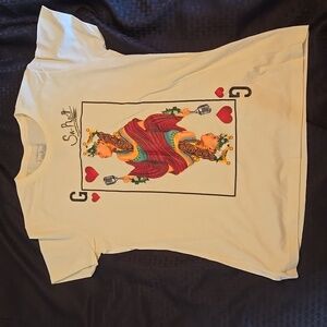 Sa-Roc artist T, off white small-medium